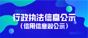 行政执法信息公示